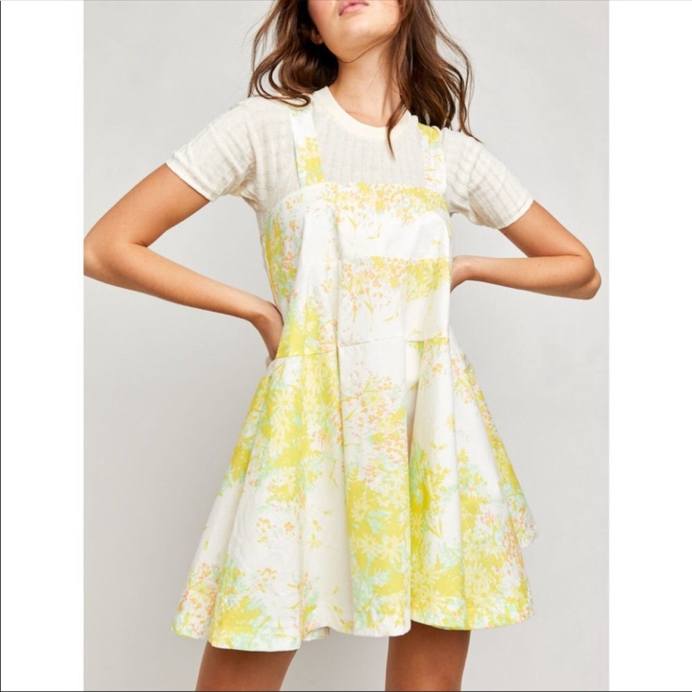 NWT Free People Let the Sunshine Mini Dress